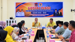 Asisten I Setda Gorontalo Utara, dr. Irwan Abudi Usman, M.Pd, Hadiri Sosialisasi Penyusunan Dokumen Kajian Risiko Bencana 2026–2030